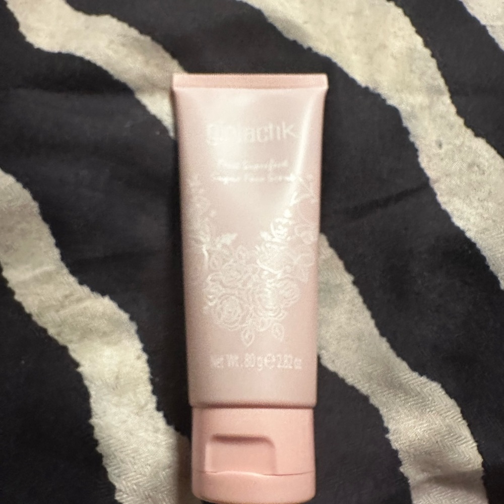 Girl lactic sugar face scrub